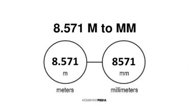 8.571 m to mm