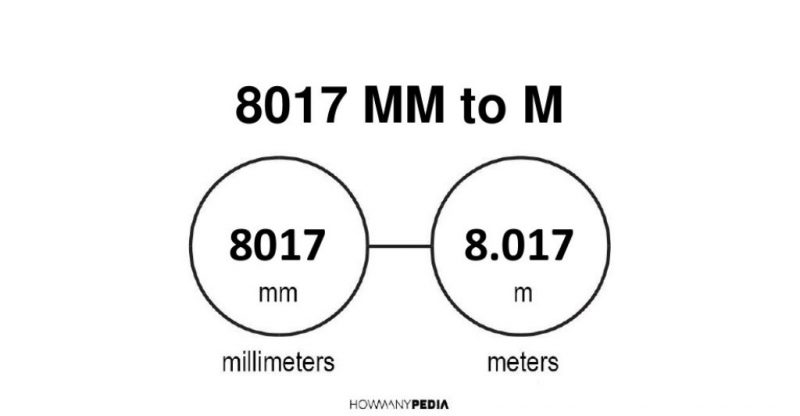 8017 mm to m