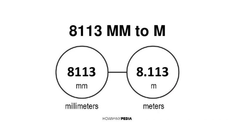 8113 mm to m