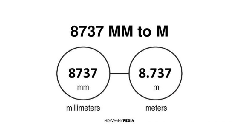 8737 mm to m