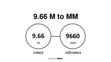 9.66 m to mm