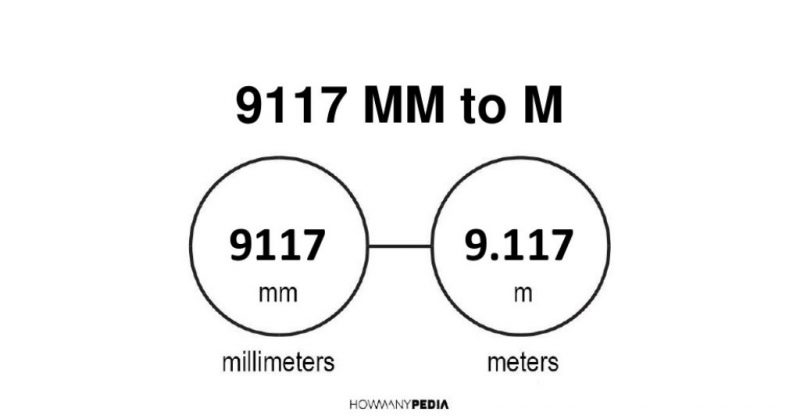 9117 mm to m