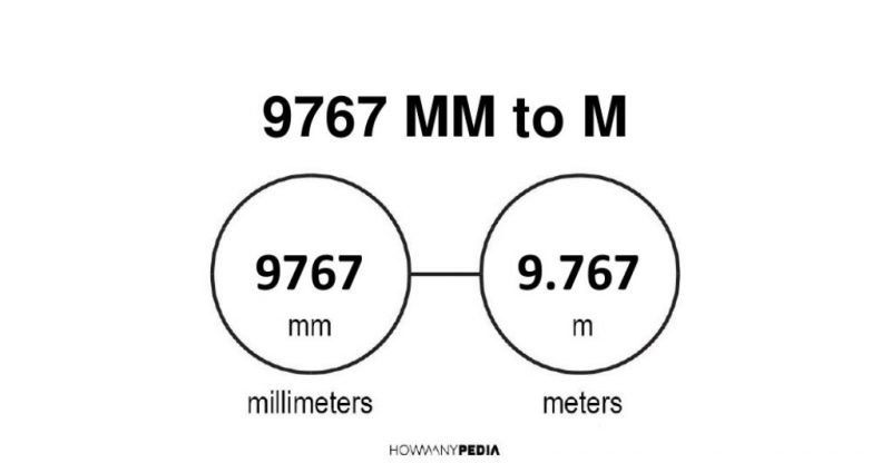 9767 mm to m