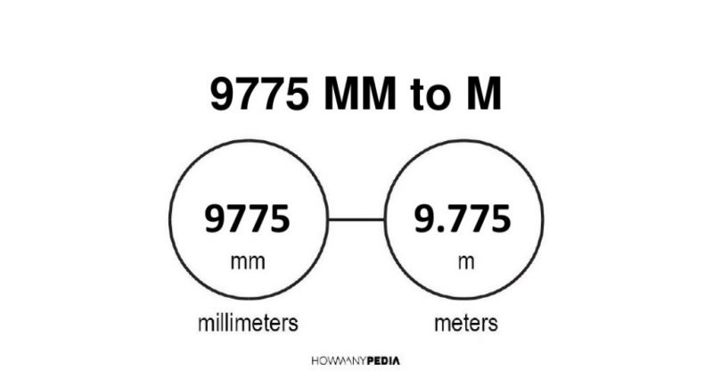 9775 mm to m